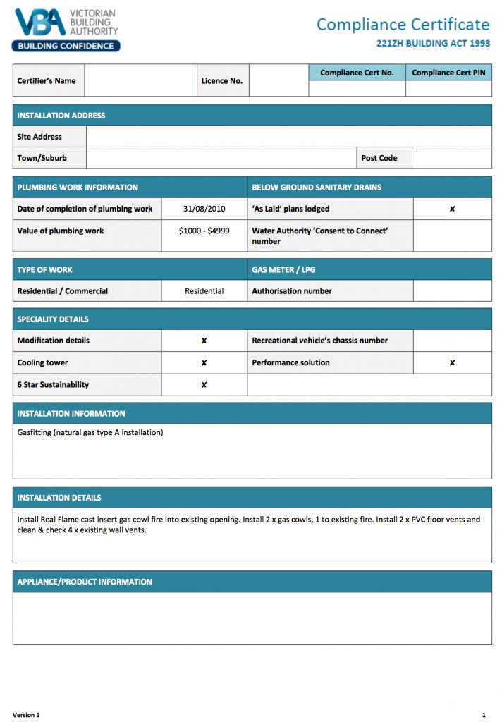 Plumbing Compliance Certificates Explained | Roof Plumbers | Roofrite